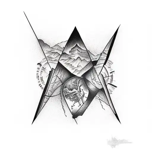 Dark Sky Line Of The Valley Of The Shadow Of Death