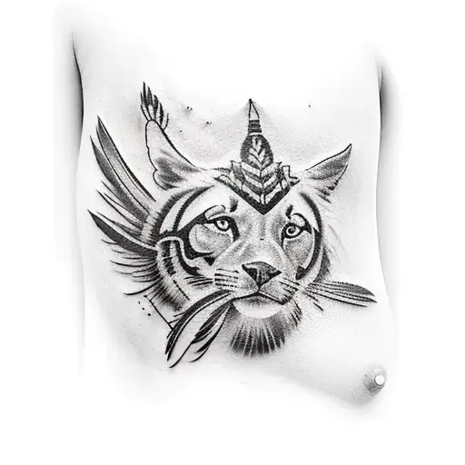 Cherokee Native Nature Forearm Piece