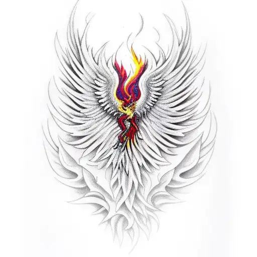 Phoenix Rising From Ashes