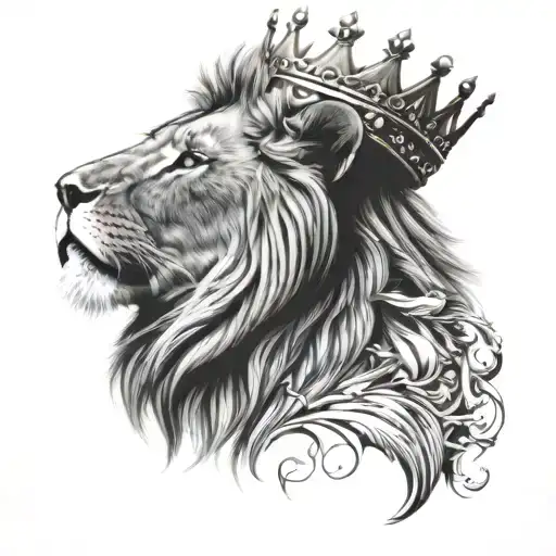 Lion With Crown