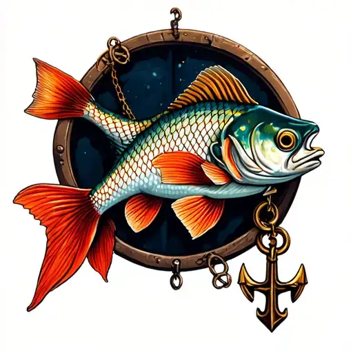 Fish Net Boat Anchor