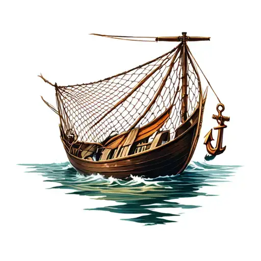 Fish Net Boat Anchor
