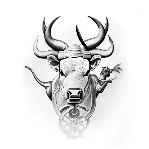 Bull And Goddess