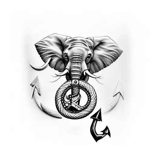 Elephant And Anchor
