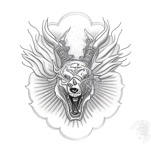 Sport Motorcycle In A Wheelie