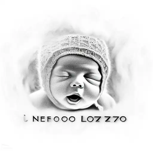 Baby Foto With Name Inside Lorenzo