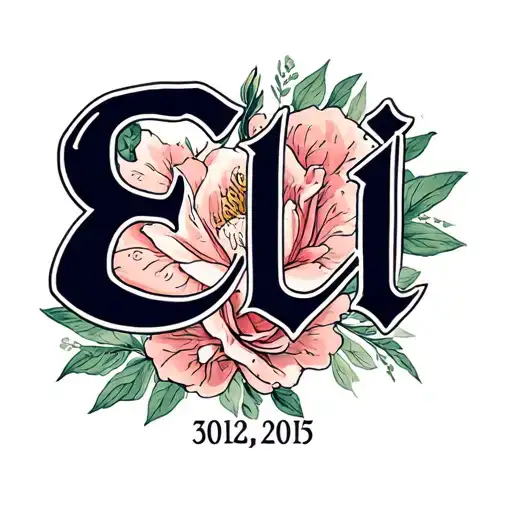 Name Eli With Date Below It