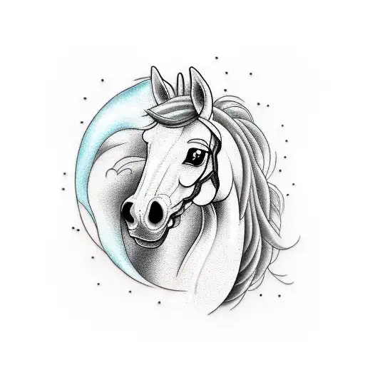 Horse Made Inside Out With Computer Circuitry