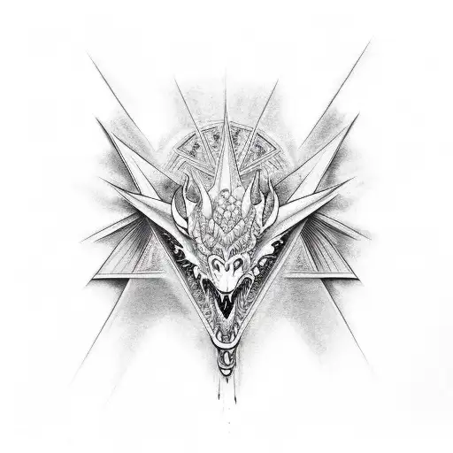 Illuminati With Dragon