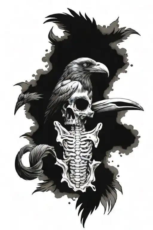 Raven Skull