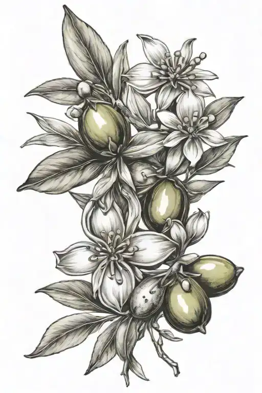 Olive Flower Bracelet