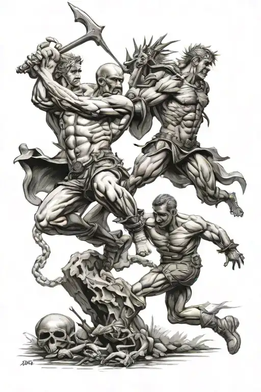 Life Struggle Battle Vs Darkness