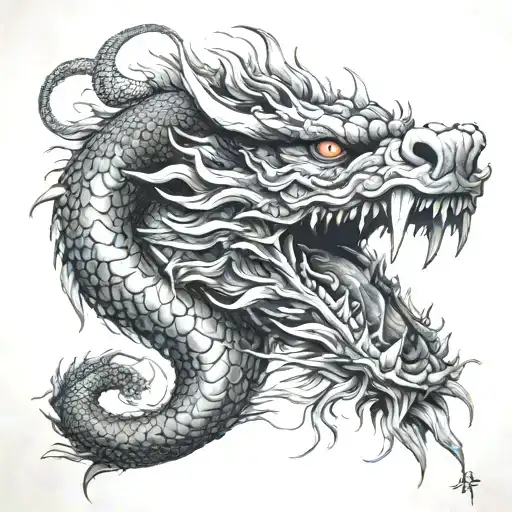 Smokey Japanese Dragon