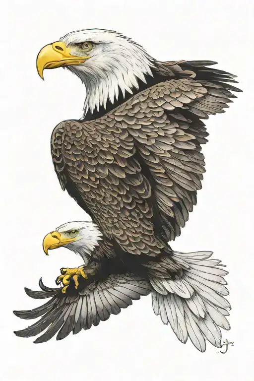 Bald Eagle Wing Left One