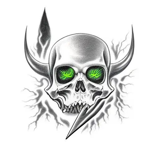 Grim Reaper With Lightning