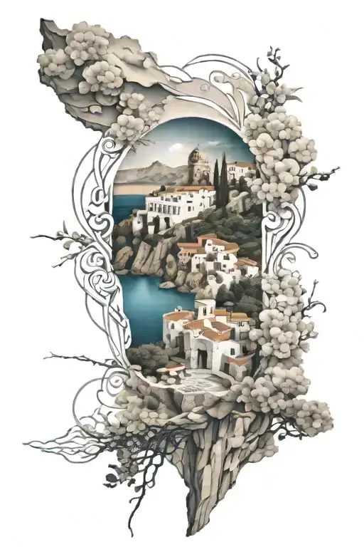 Greece Landscape And Space