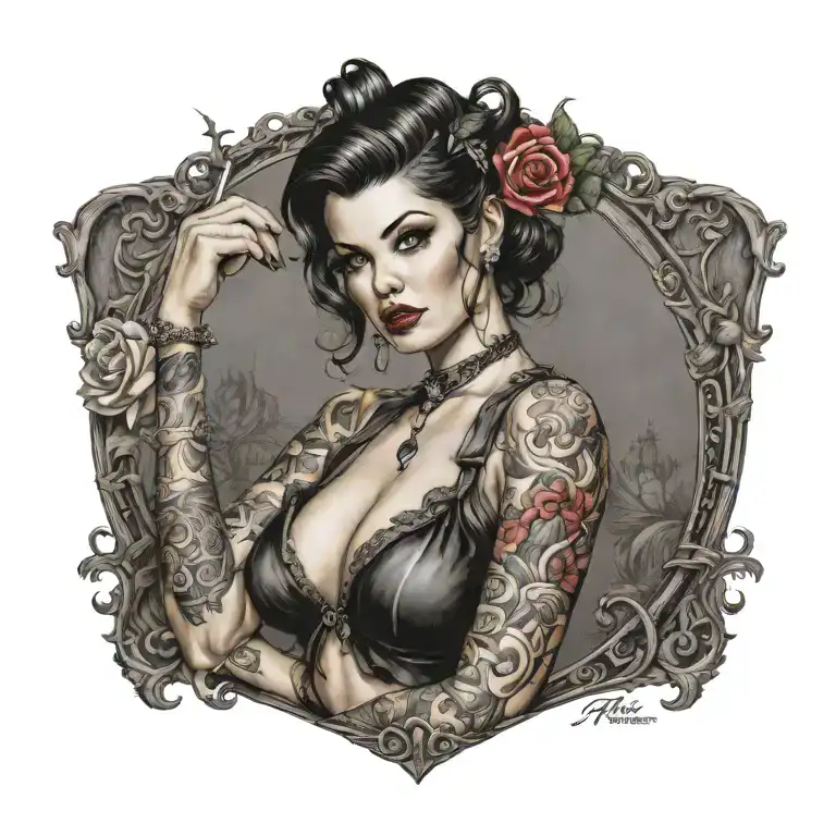 Renneisance Faire Pinup Girl