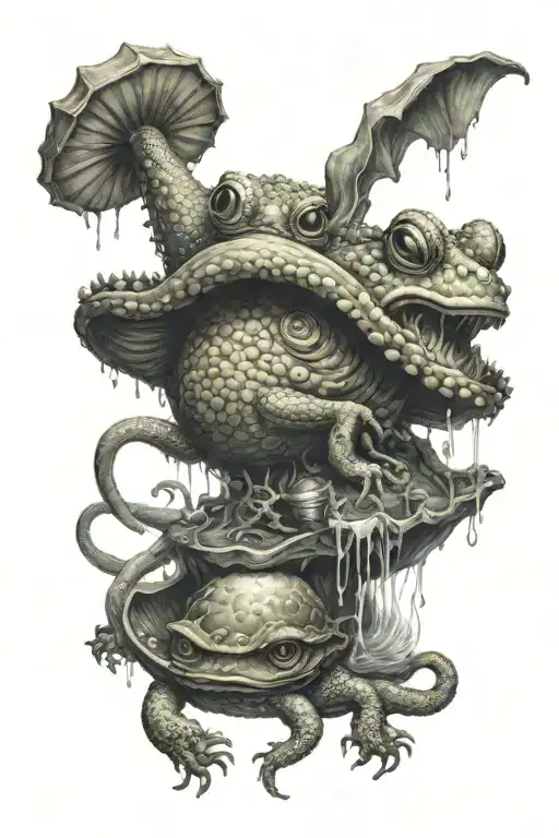 Kraken And Grim Toad