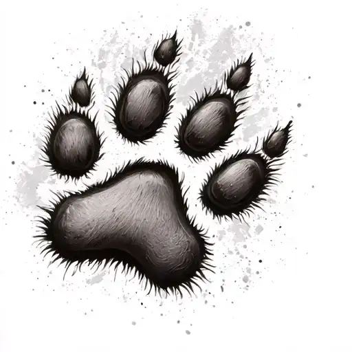 Dog Paw Print