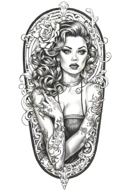 Alyssa White-gluz Pinup Girl