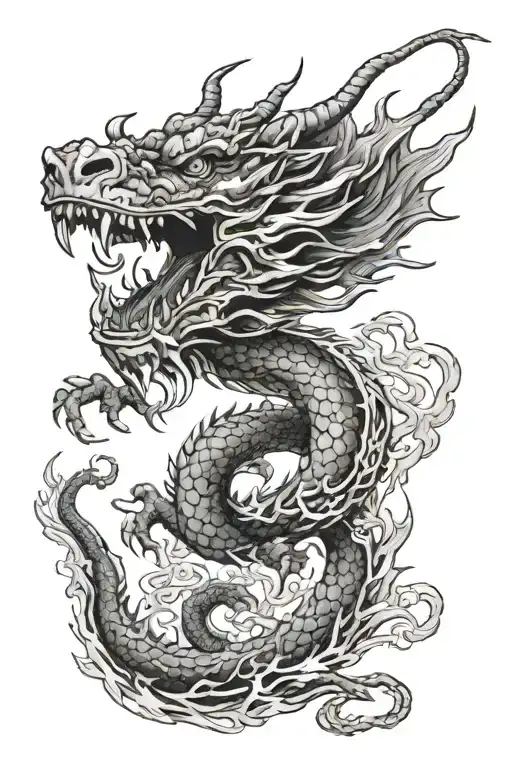 Dragon In Chinese Style
