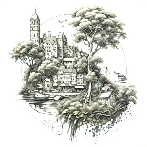 Nature Taken Over A City