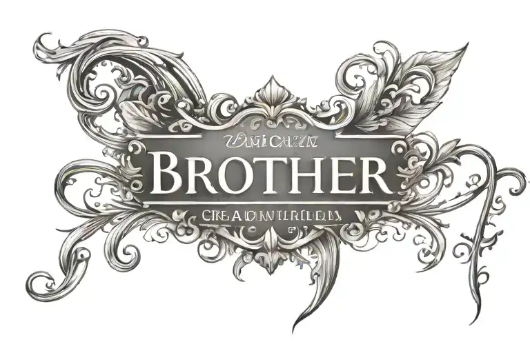 Brother Name Written Across