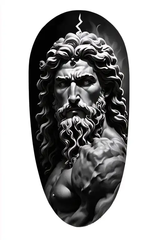 Posedion Fitghting With Zeus