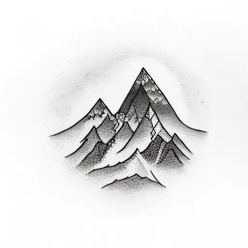 Mountain With Upside Down Maintain Above