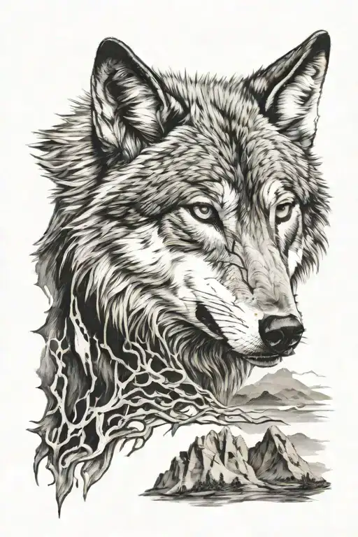 Wolf In A Scar