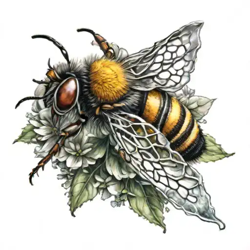 Bio Mechanical Bee Flying