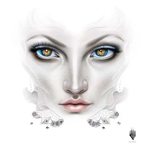 Woman Face Orest Mountain