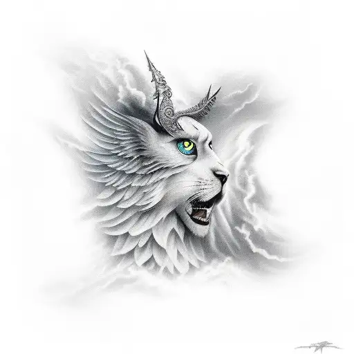 Heaven Clouds Lights Angels Sleeve