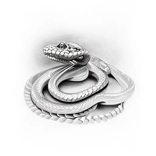 Snake Skeleton Around Arm