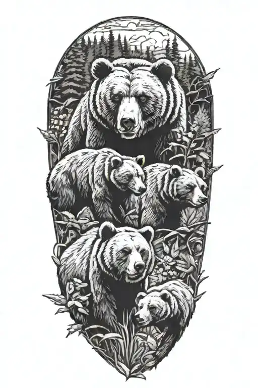 Bears In Nature