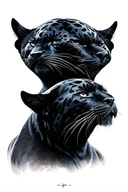 Two Headed Black Panther