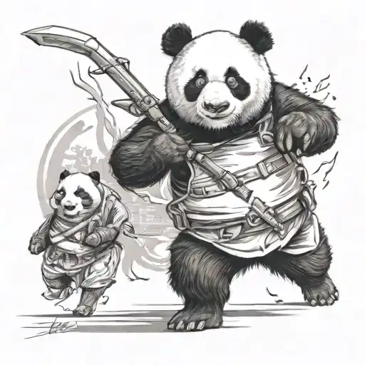 Assassin Panda In Combat