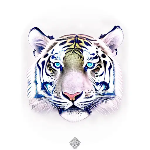 Warrior Holding Tiger On Chain