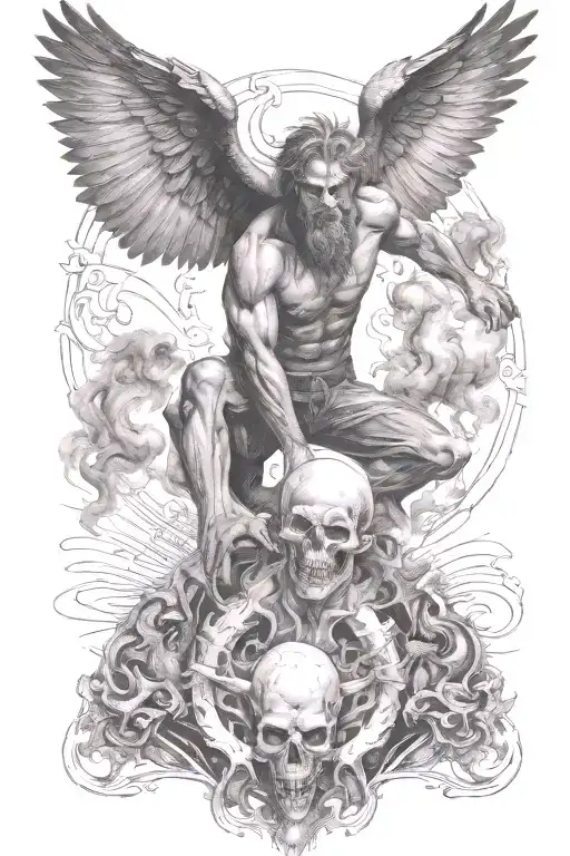 Angle Pull Man From Hell Fire