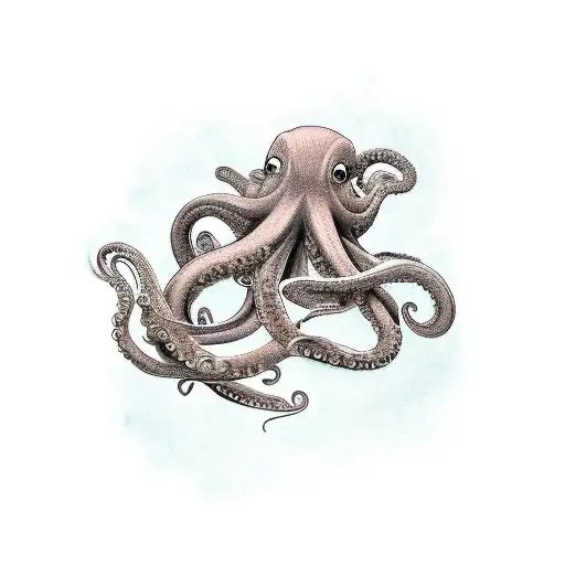 Honey Badger And Octopus In Love