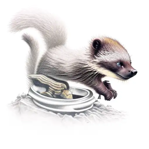 Honey Badger In Love