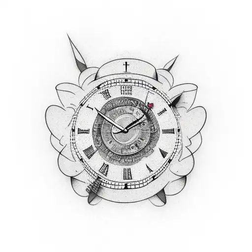 Clock With Text 'This Too Shall Pass'