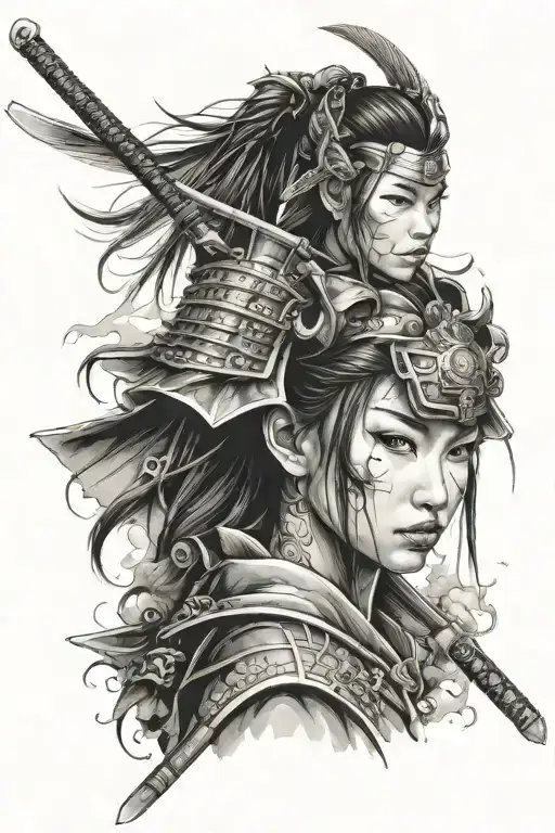 Girl Samurai Warrior