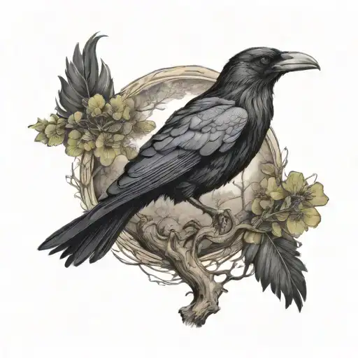 Raven On Yggdrasil