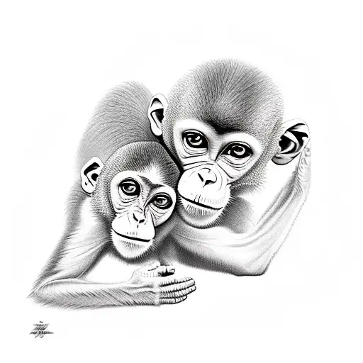 Monkey Holds Diamond