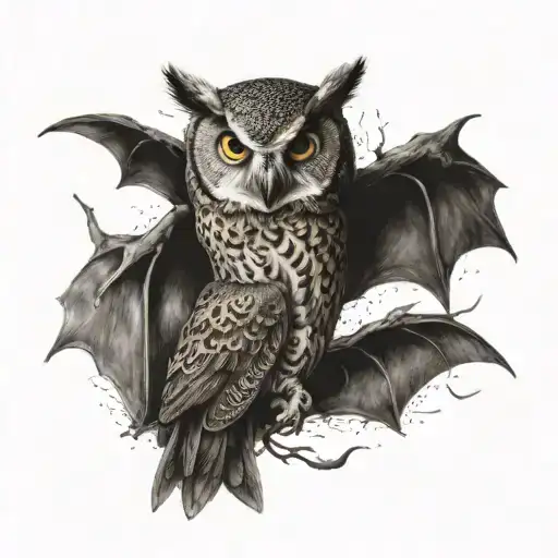 Owl And Bat Combo