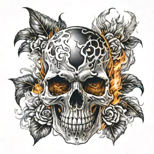 Skull On Fire
