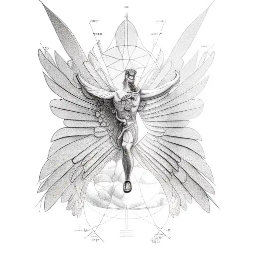 Technical Drawing Of Icarus