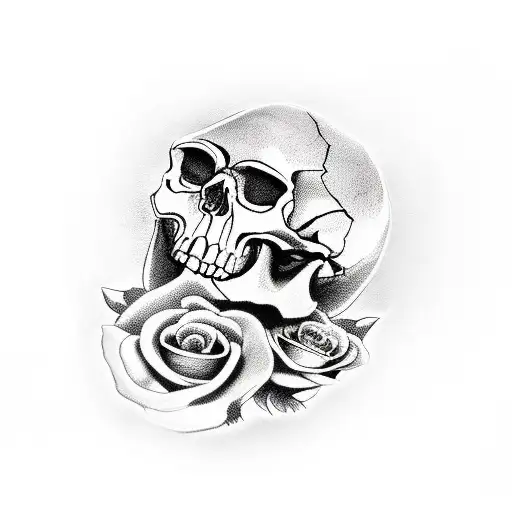 Skull And Roses