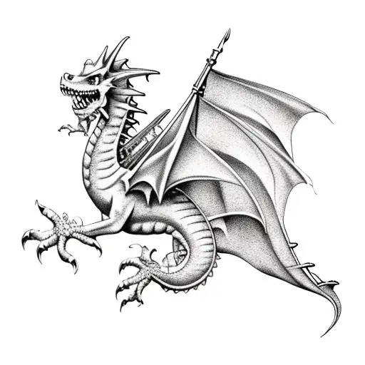 Pirate Riding Dragon